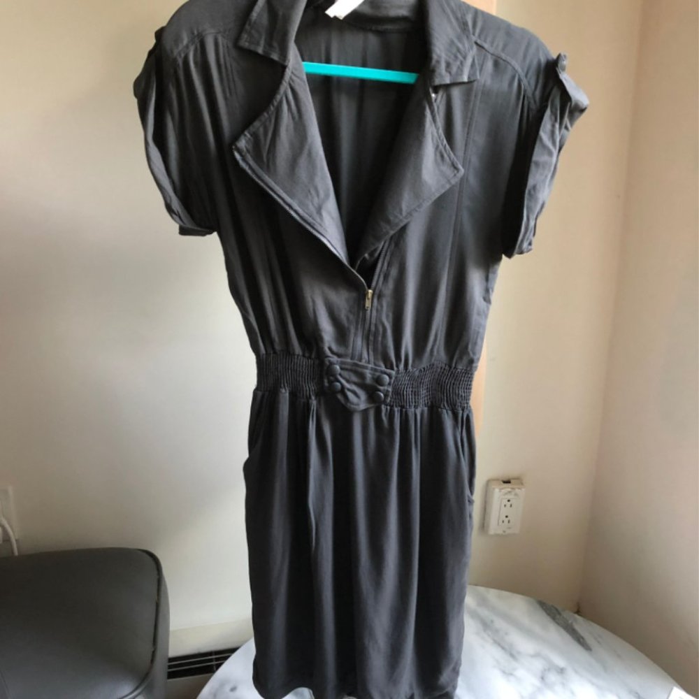 Cute Minx black shirt dress with buttons